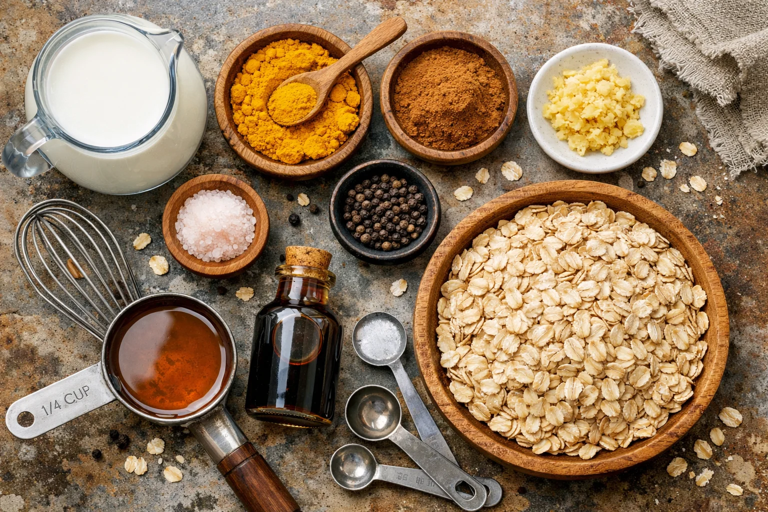 Deliciously Simple Golden Turmeric Oatmeal (Stovetop) Recipe