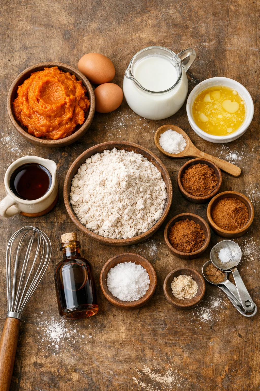 Healthy Pumpkin Spice Waffles