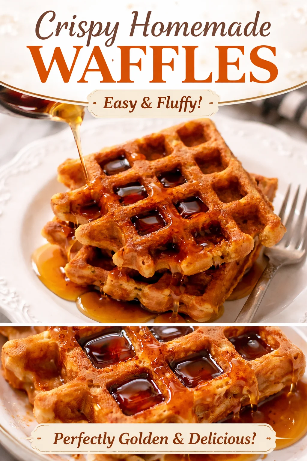 Deliciously Wholesome Healthy Pumpkin Spice Waffles Recipe
