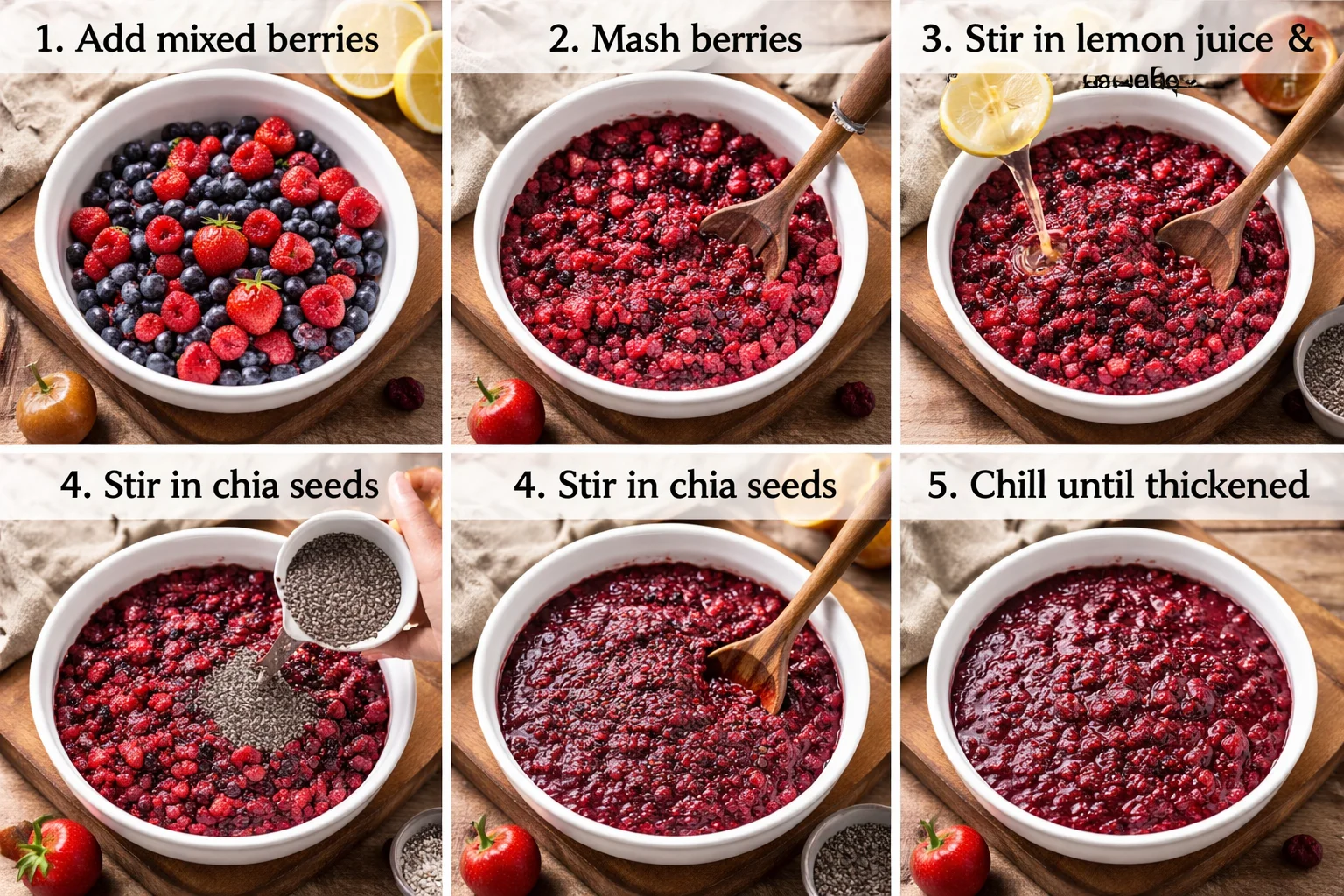 Easy No-Cook Triple Berry Chia Jam You’ll Love!