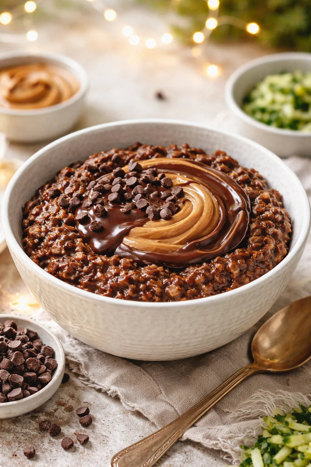 Indulgent Dark Chocolate Zucchini Oatmeal (Stovetop) for a Cozy Morning