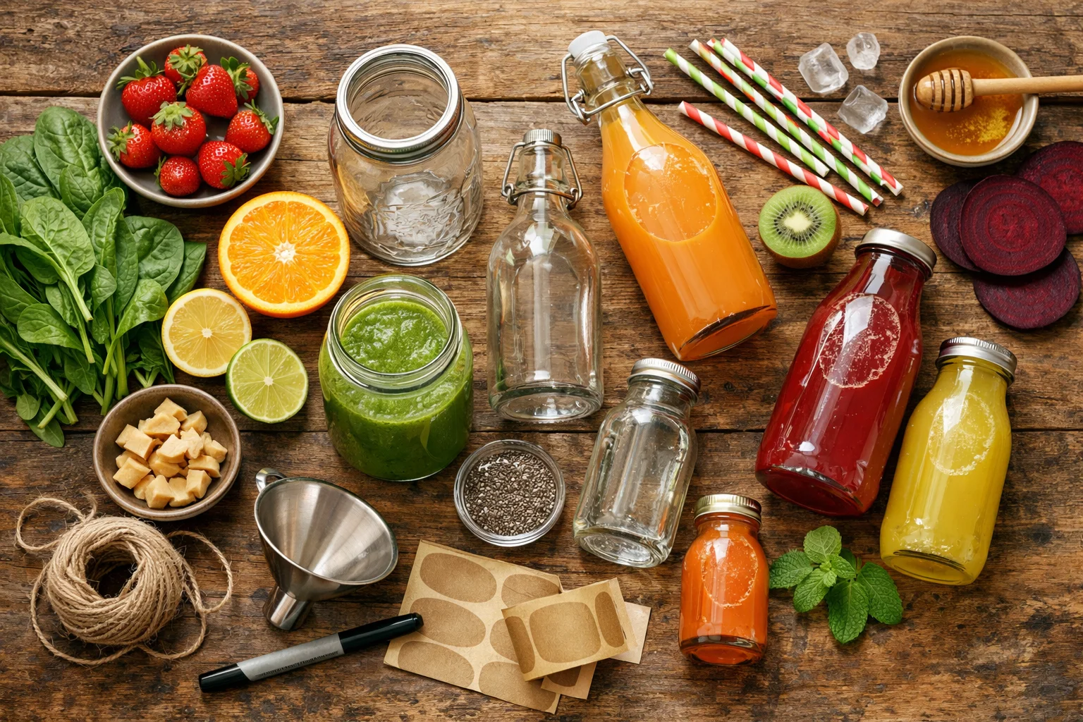 Mason Jars vs Glass Bottles: The Best Juice Storage Solution