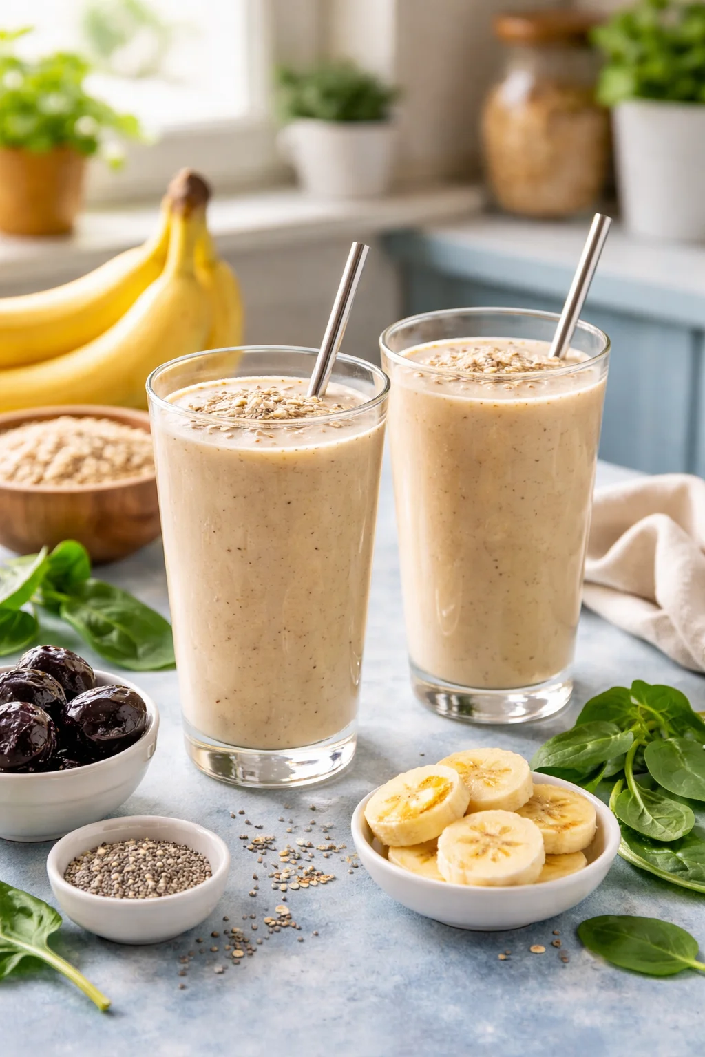 Nourishing Prune Oat Milk Smoothie for a Bright Start