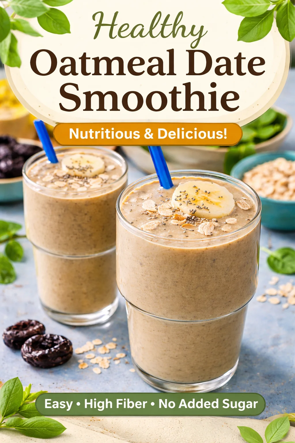 Nourishing Prune Oat Milk Smoothie for a Bright Start