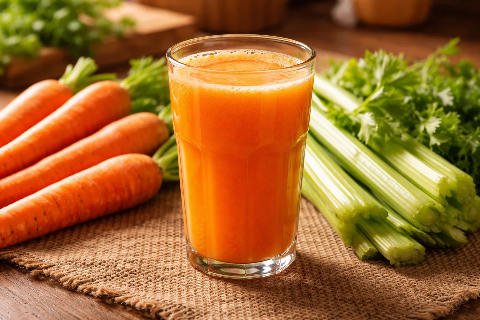 Refreshing Carrot Celery Parsley Garlic Juice Recipe to Energize Your Day