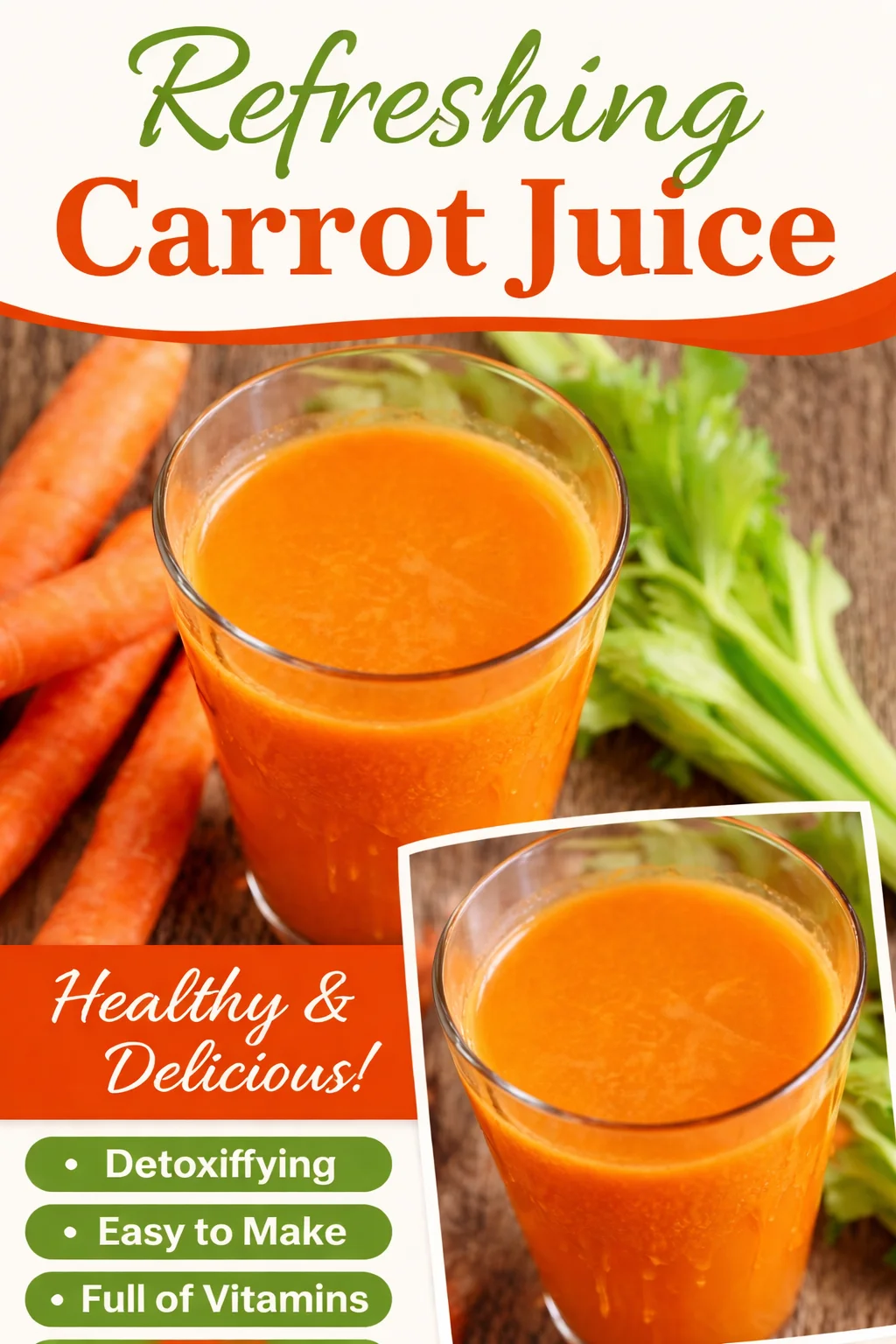 Refreshing Carrot Celery Parsley Garlic Juice Recipe to Energize Your Day