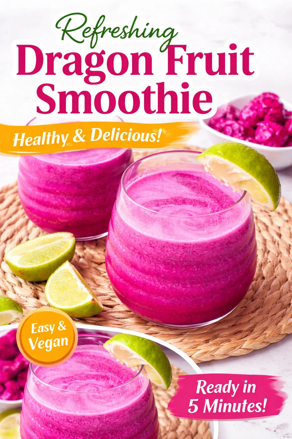 Refreshing Dragon Fruit Lime Juice Recipe for a Zesty Twist