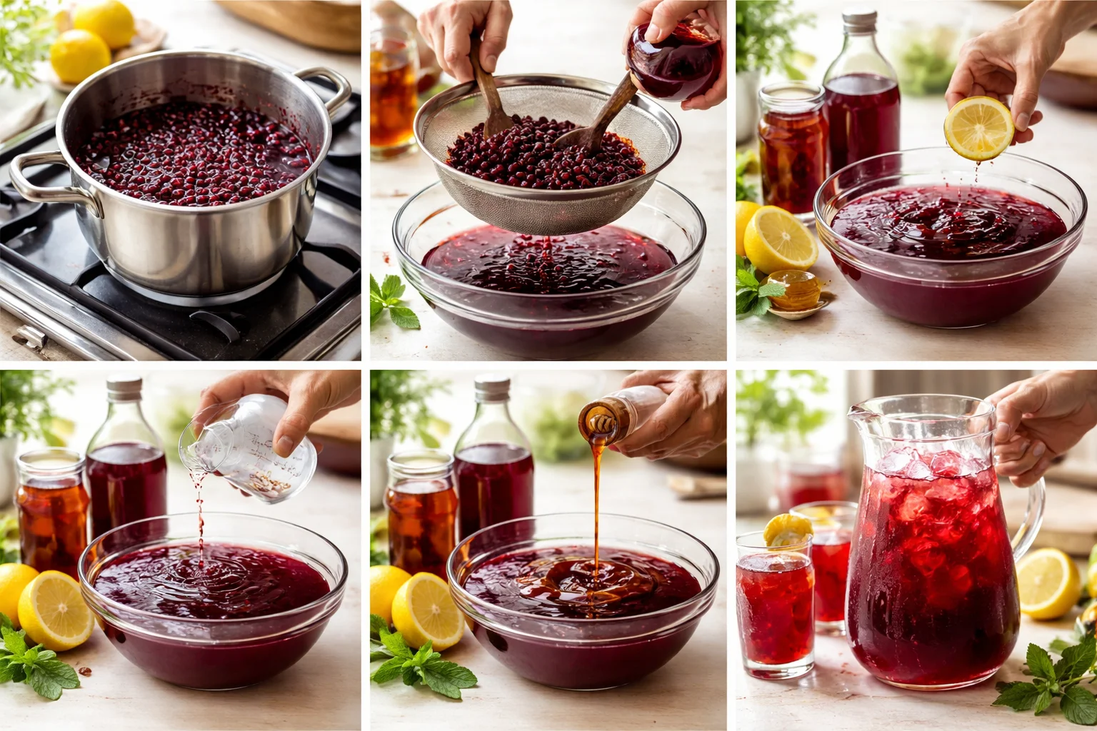 Elderberry Cranberry Juice Recipe