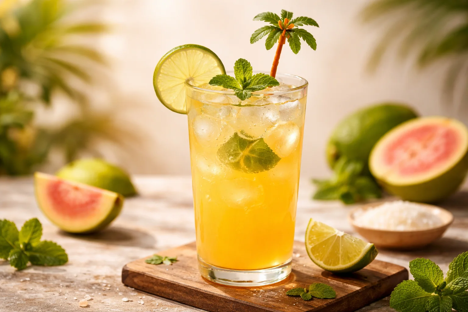 Refreshing Fresh Guava Lime Juice Recipe for Sunny Days!