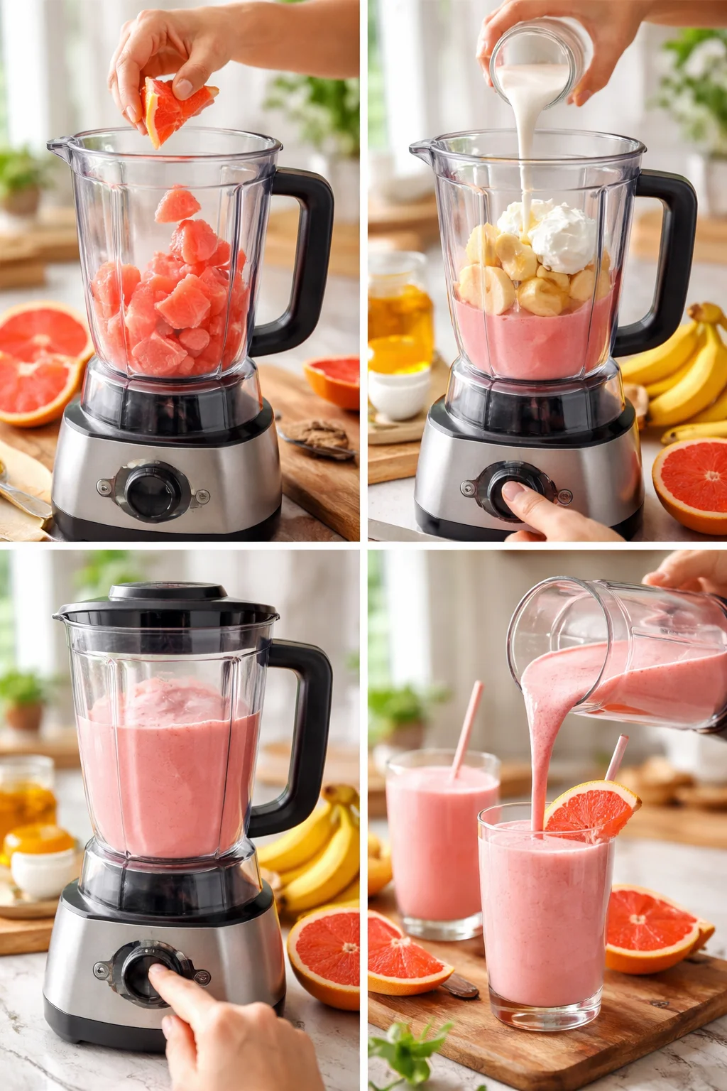 Grapefruit Banana Smoothie