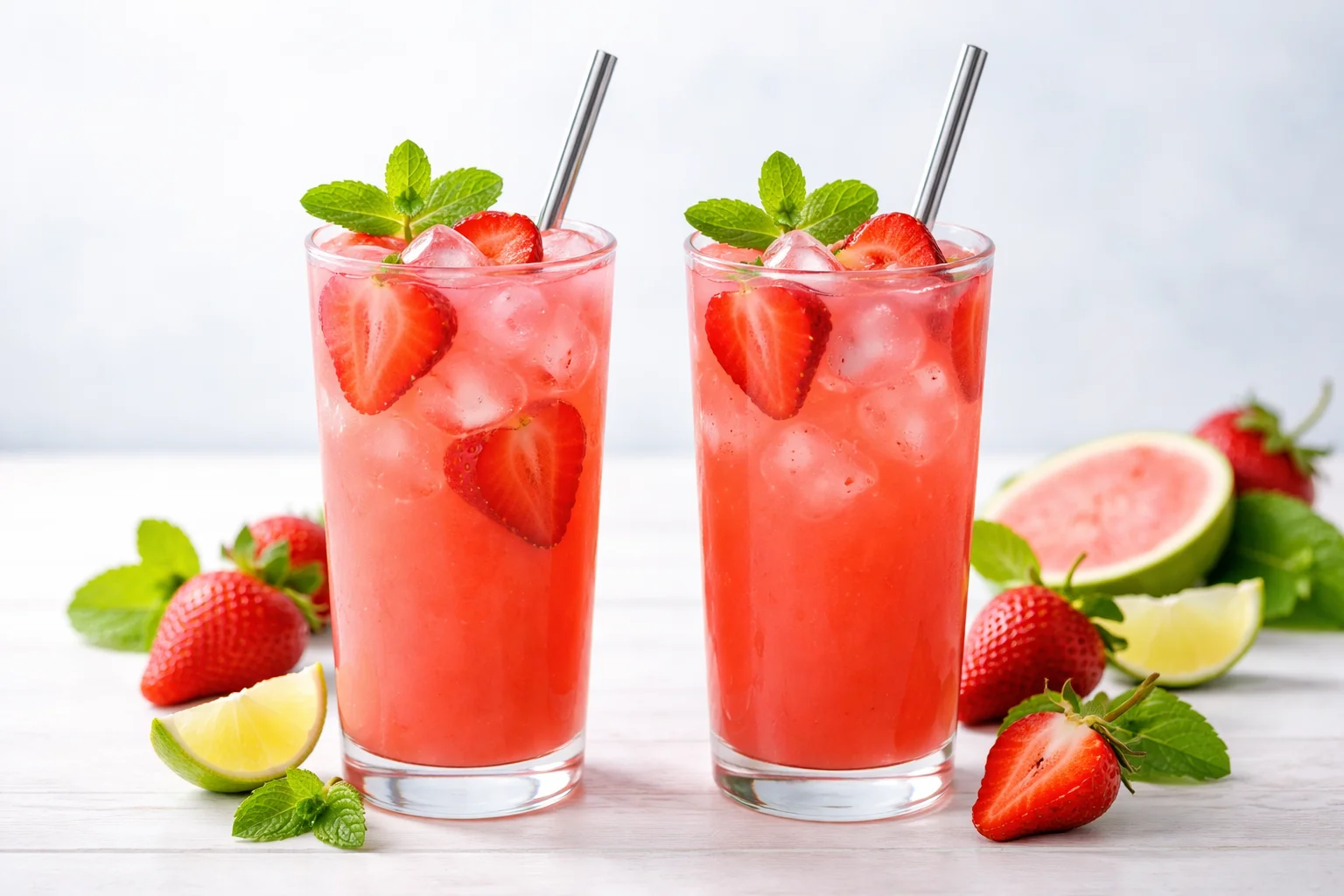 Refreshing Guava Strawberry Juice Recipe to Delight Your Tastebuds