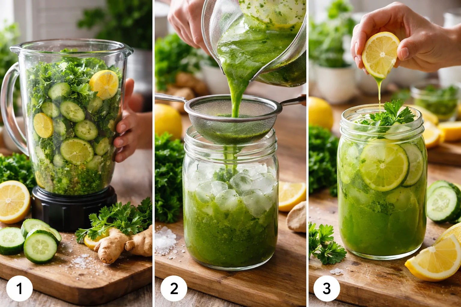 Refreshing Parsley Cucumber Lemon Juice Recipe for a Zesty Kick