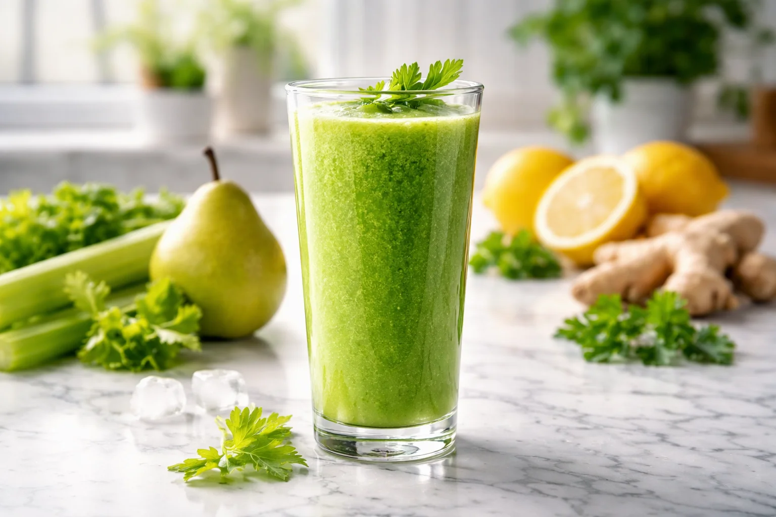 Refreshing Pear Celery Lemon Juice Recipe You'll Love
