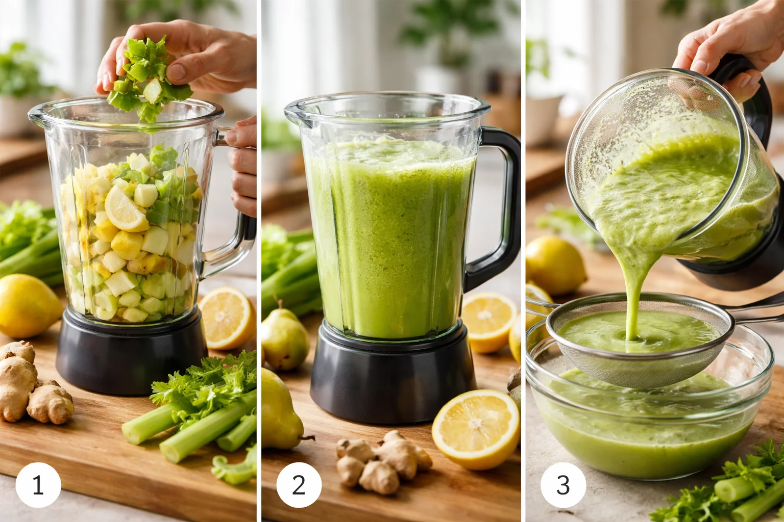 Pear Celery Lemon Juice Recipe