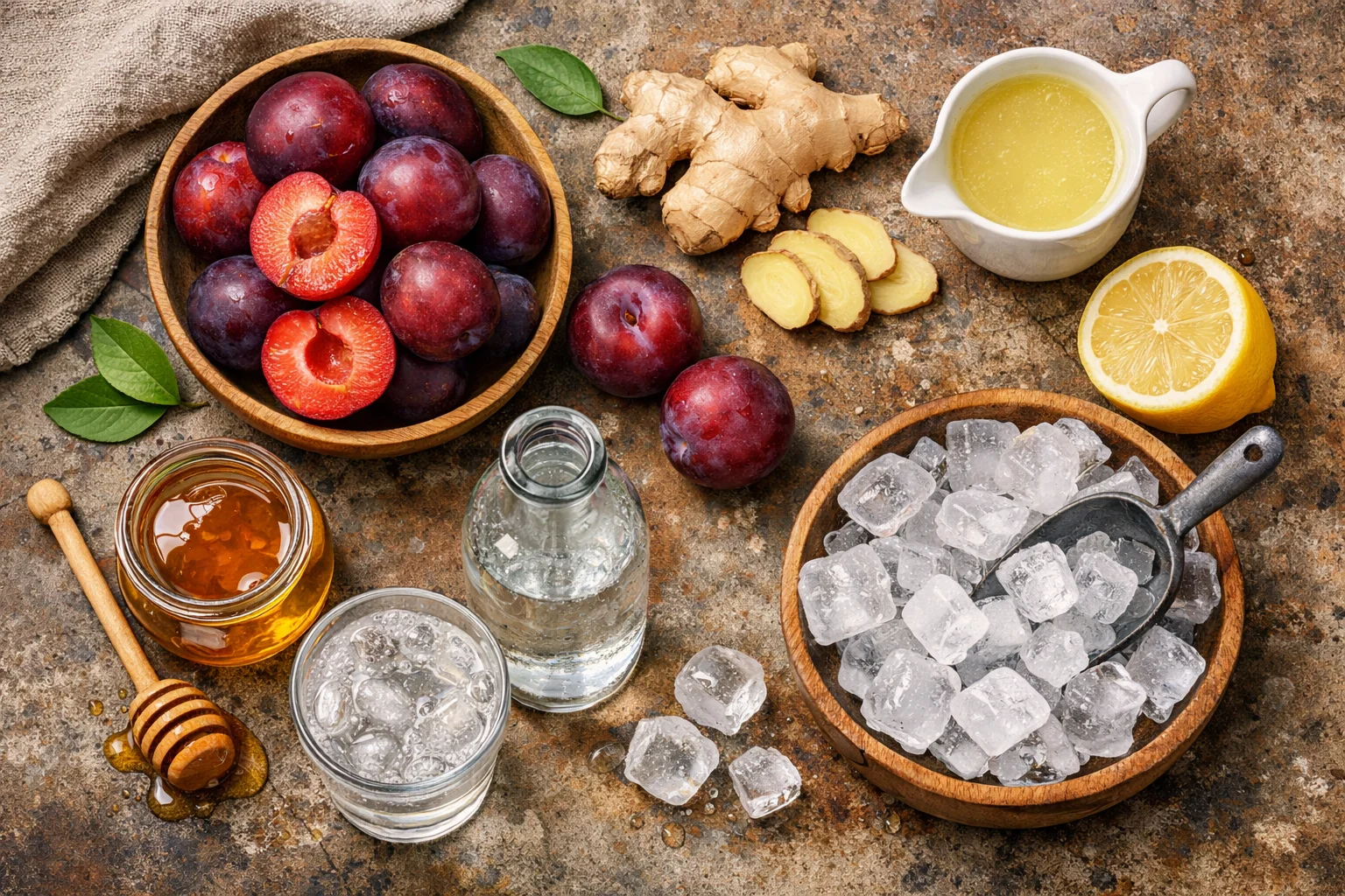 Refreshing Plum Ginger Lemon Juice Recipe to Brighten Your Day