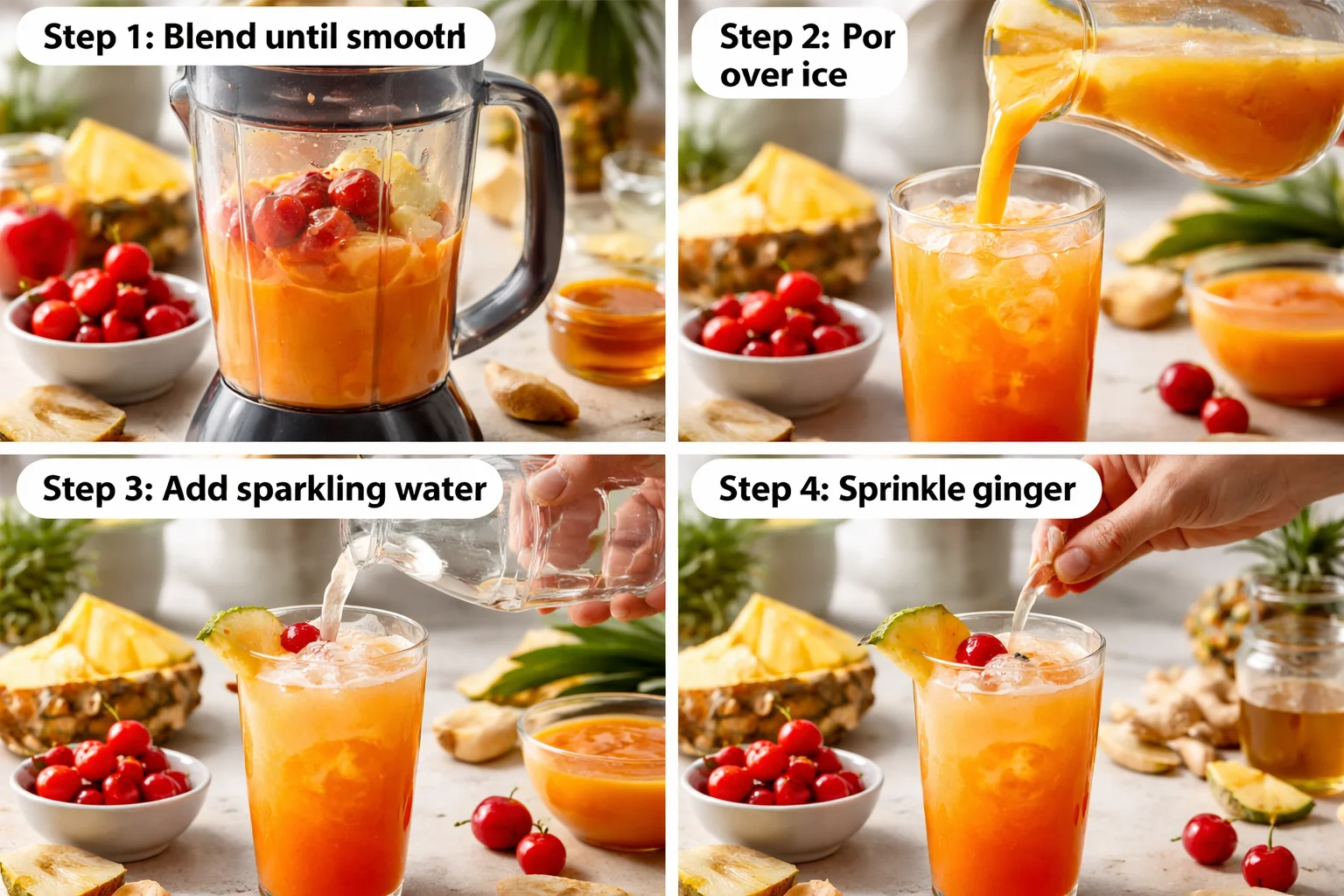 Acerola Pineapple Juice Recipe