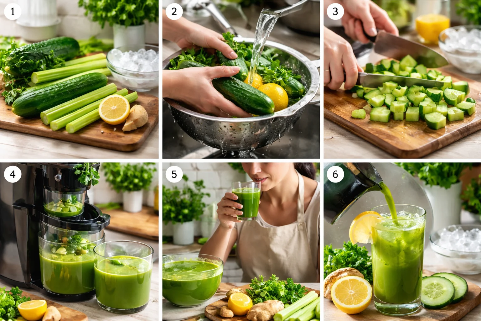 Revitalize Your Day with This Parsley Cucumber Celery Juice Recipe