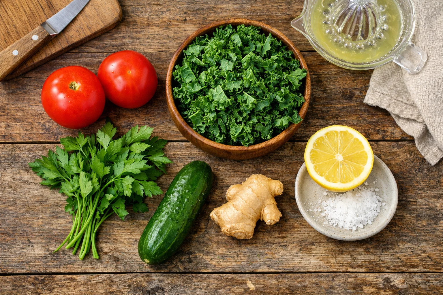 Tomato Kale Parsley Juice Recipe