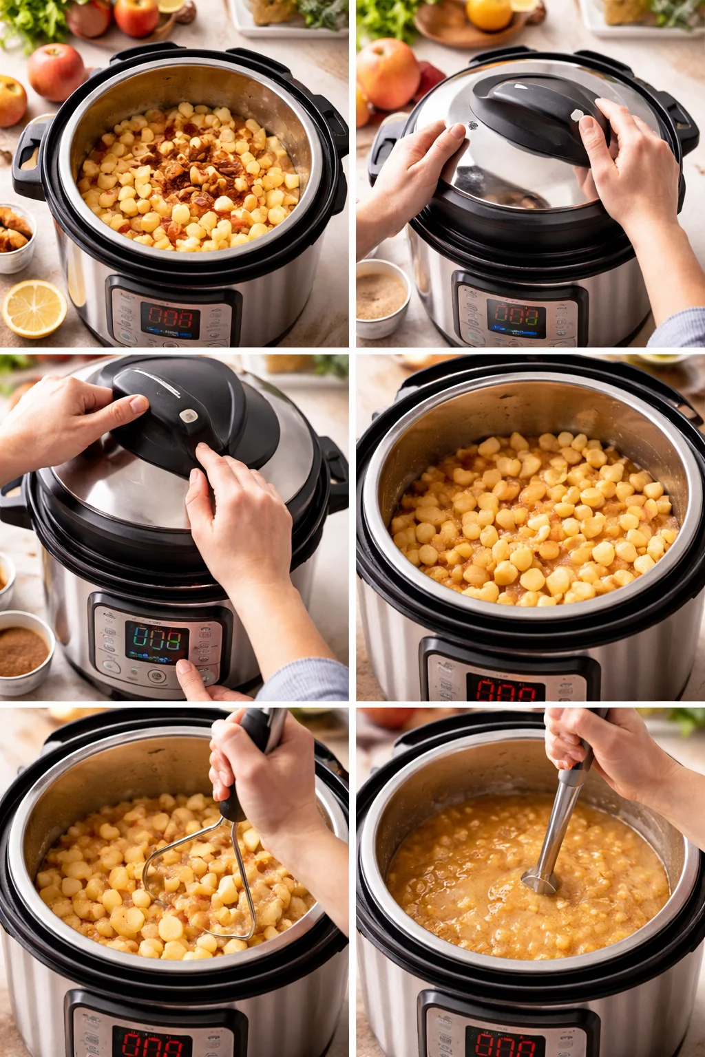 Instant Pot Applesauce with Cinnamon