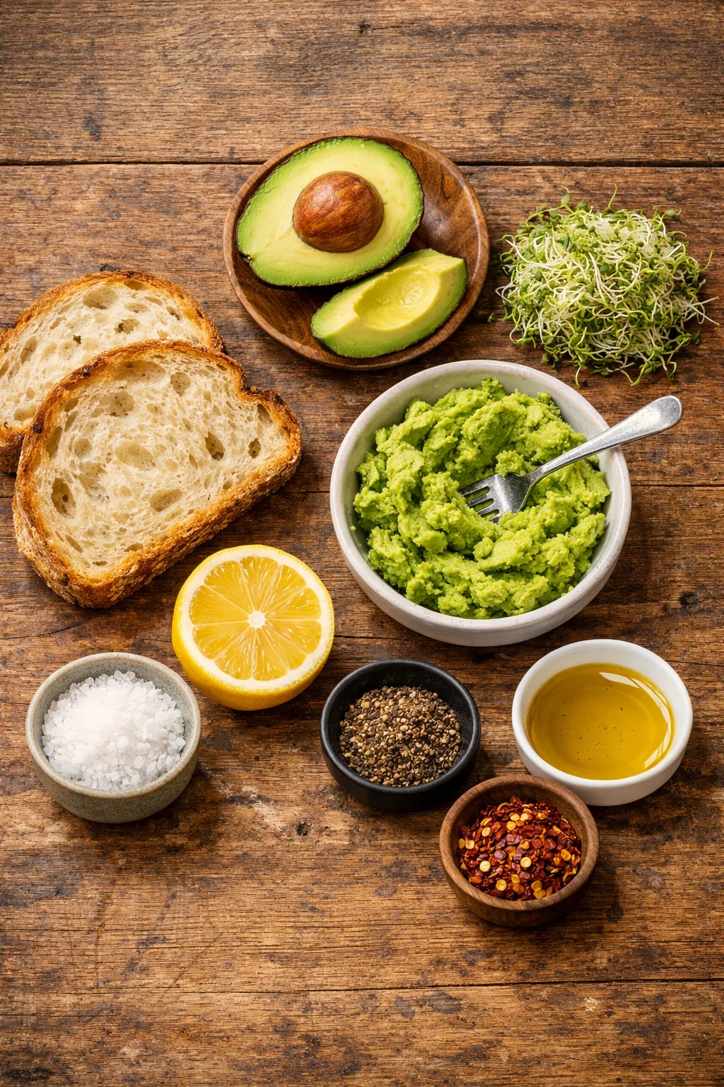 Simple Avocado Toast with Sprouts for a Fresh Start