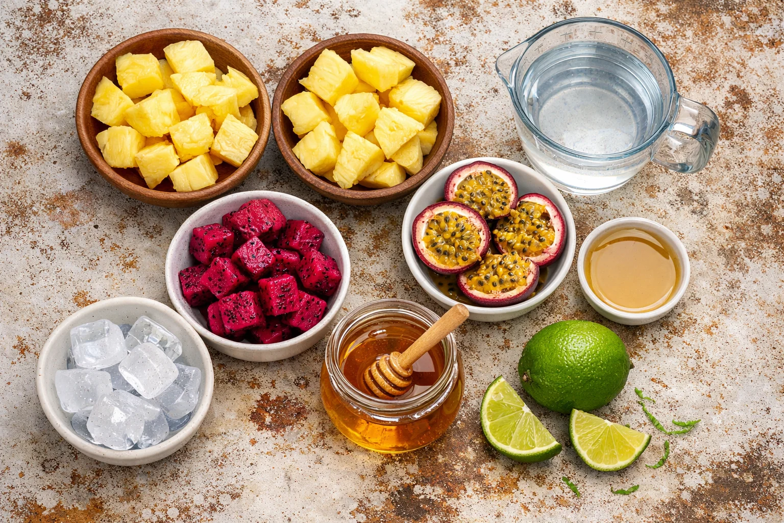 Sip into Paradise: Dragon Fruit Pineapple Passion Fruit Juice Recipe