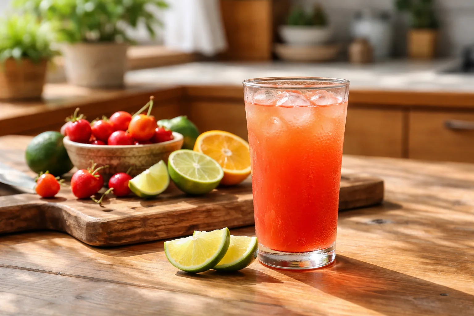Sip on Health: Delicious Acerola Cherry Vitamin C Juice Recipe