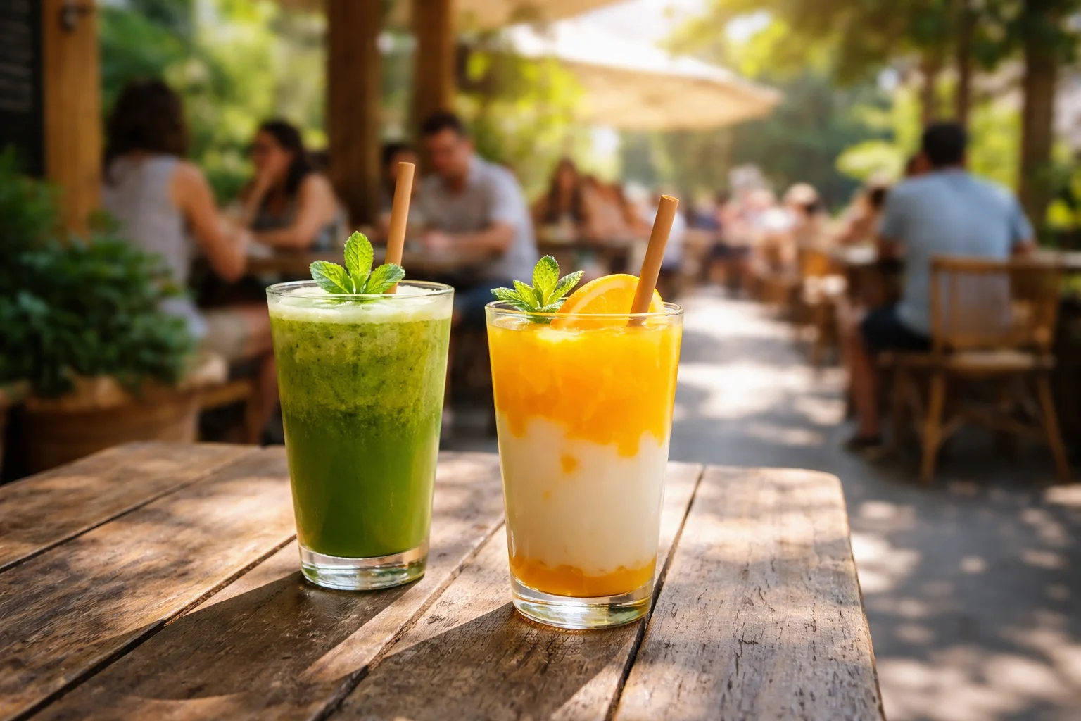 dealing with foam fresh juice solutions