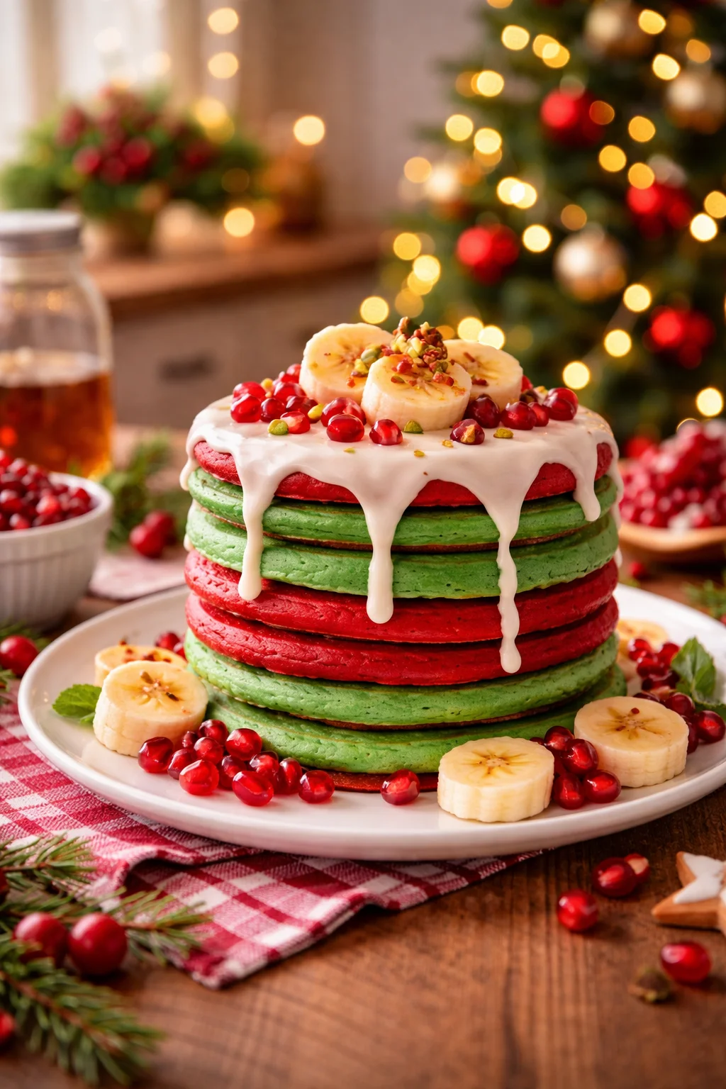 Wholesome Healthy Rainbow Mini Pancakes for Joyful Mornings
