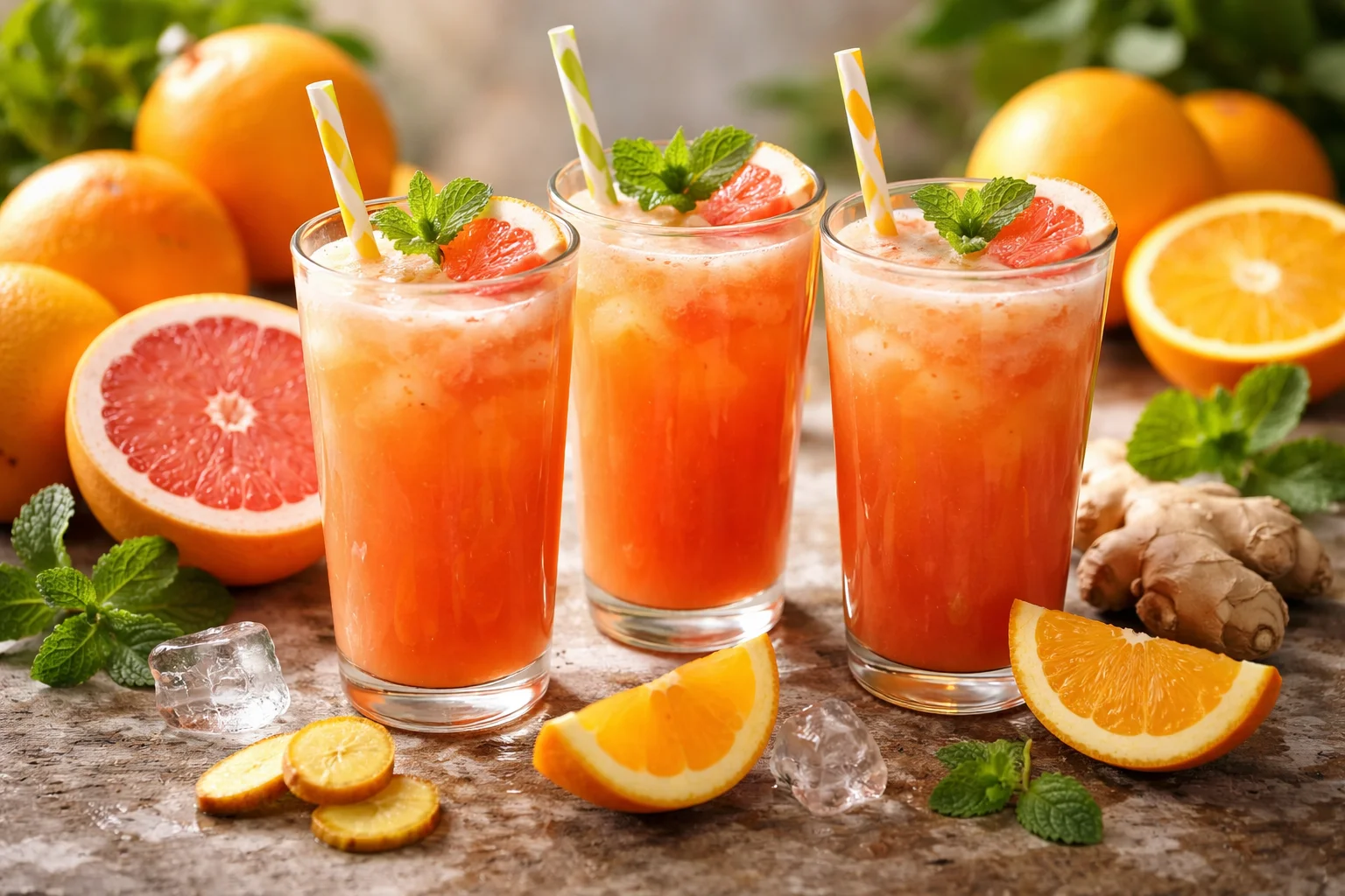 Zesty Orange Grapefruit Ginger Immunity Juice Recipe You’ll Love