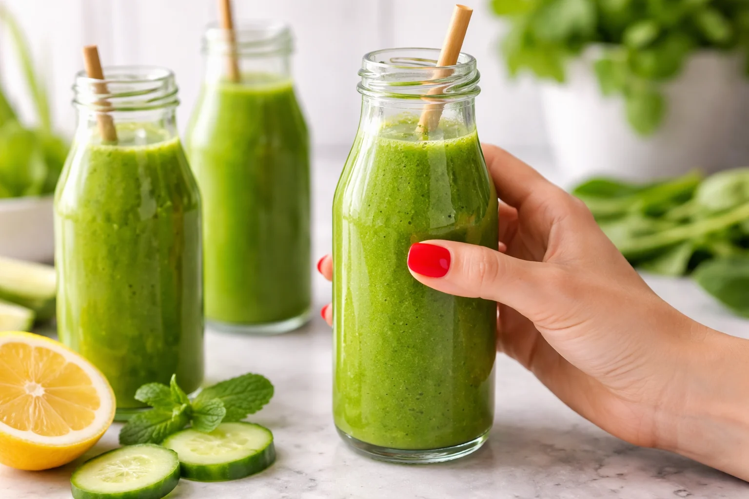 Zesty Spinach Celery Apple Lemon Green Juice Recipe You’ll Love