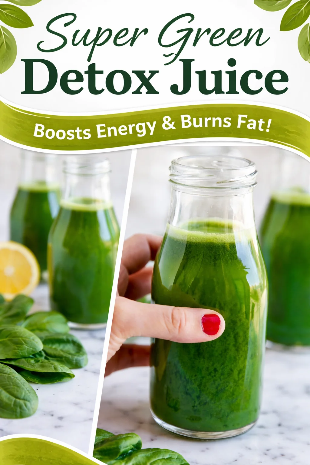 Zesty Spinach Celery Apple Lemon Green Juice Recipe You’ll Love