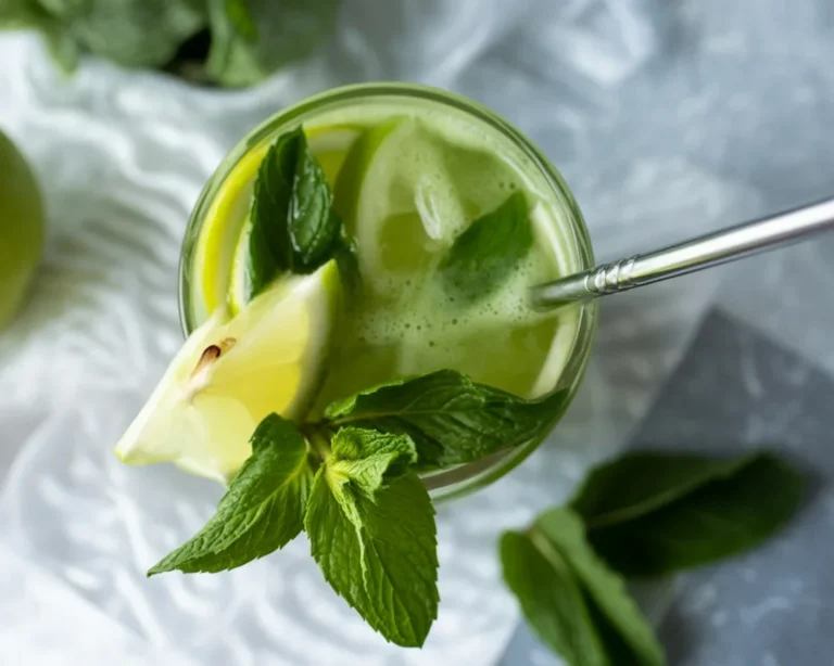 Detox Juice Recipe for Athletes featuring fresh ingredients for health and performance.