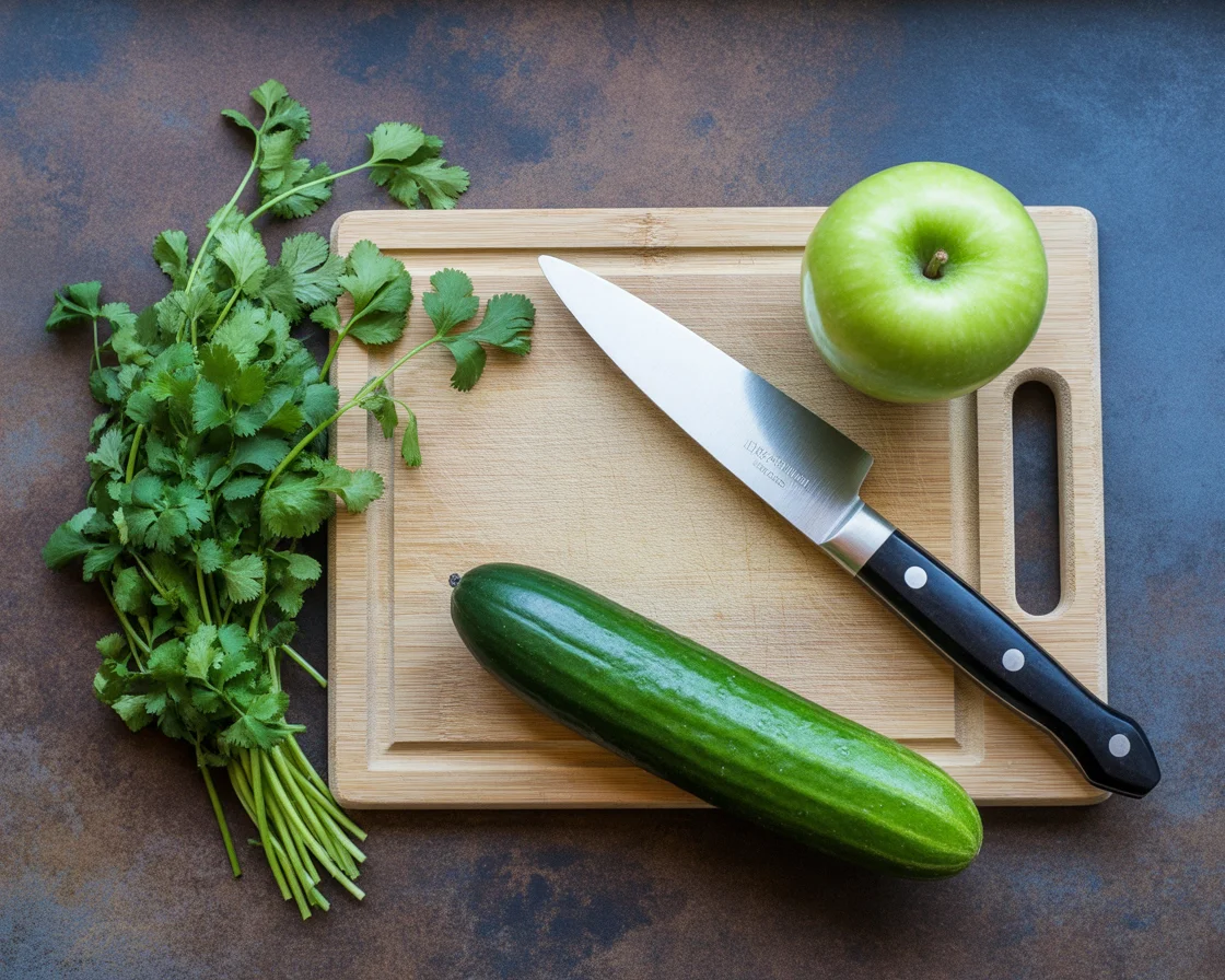 Overlay head shot for the ingredients of Detox Juice Recipe for Nausea Relief