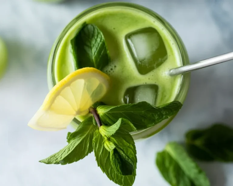 Detox juice for better sleep with calming ingredients for restful nights.