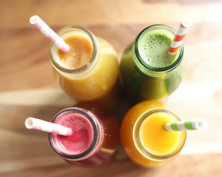 Colorful detox juice recipe for families with kid-friendly options