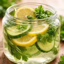 Parsley Cucumber Lemon Juice